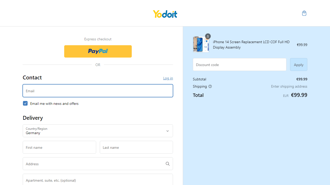How to apply Yodoit coupon code